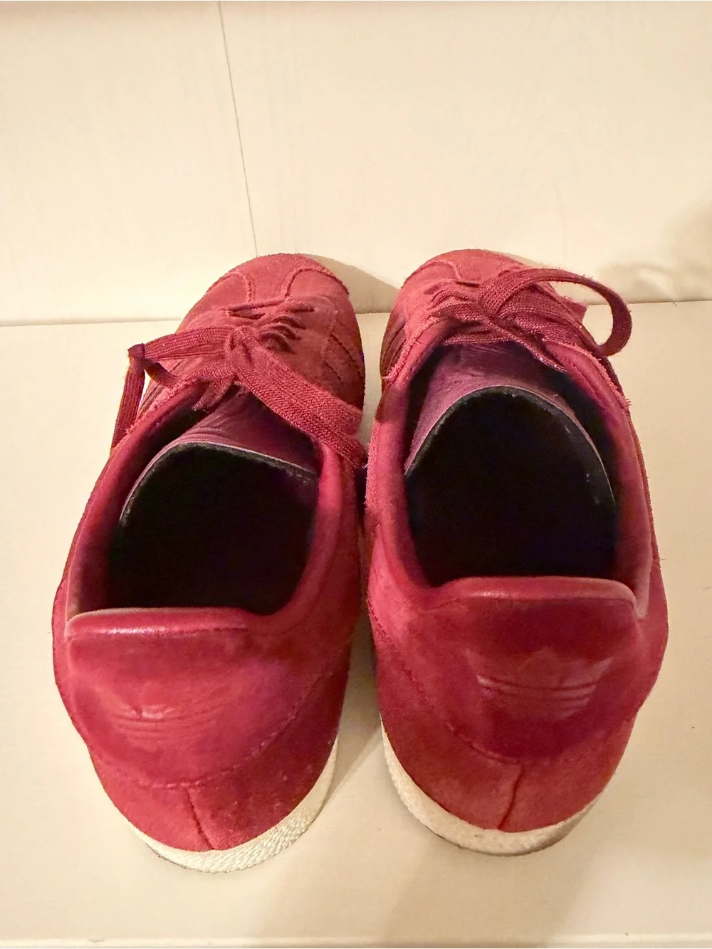 Adidas Gazelle 'Collegiate Burgundy' sneakers BZ0030- Men's 8.5